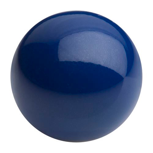 Lackierte runde Perlen Preciosa Navy blue 12mm (5)