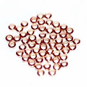 Perles a écraser laiton cuivré 1.2mm (100)