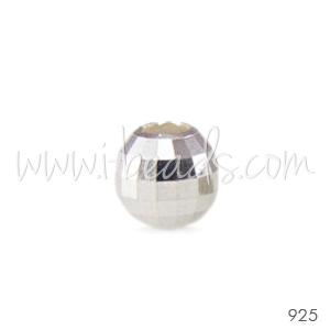 Kaufen Sie Perlen in der Schweiz Sterling silber disco-kugel perle disco ball bead 4mm (4)