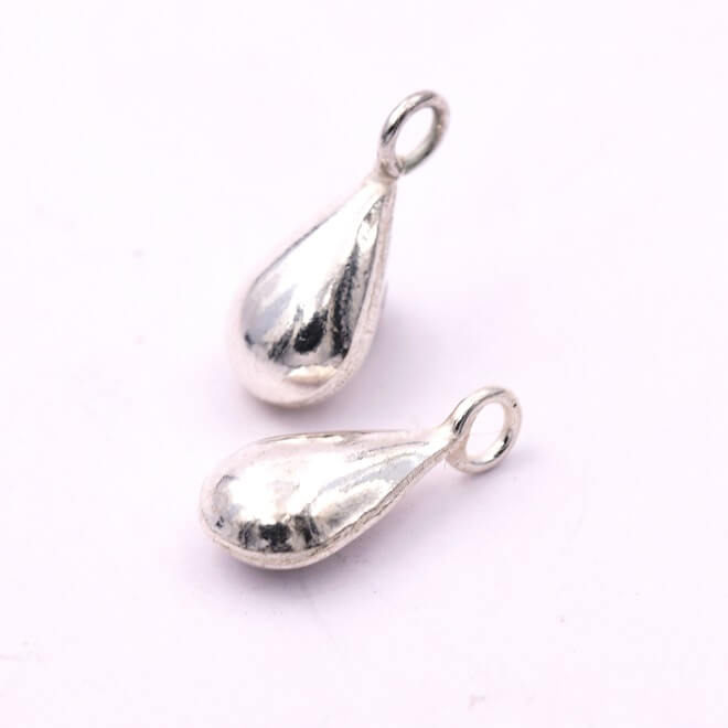 Pendentif Forme Goutte en Argent 925 9x5mm (1)