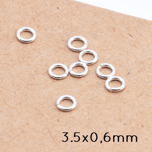 Kaufen Sie Perlen in der Schweiz Biegering Sterlingsilber - 3,5 x 0,6 mm (10)