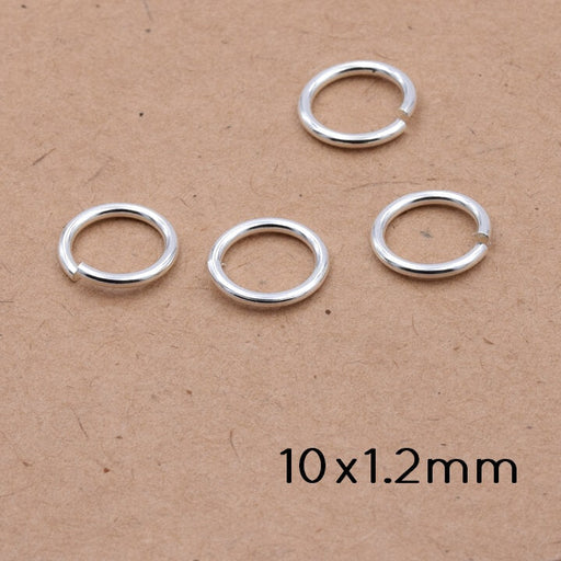 Kaufen Sie Perlen in der Schweiz Biegering Sterling Silber vergoldet - 10 Mikron - 10x1.2mm (4)