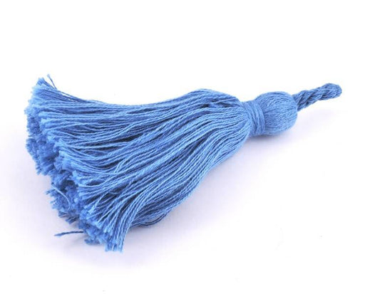 Quaste Baumwolle BLUE STEEL 8cm (1)
