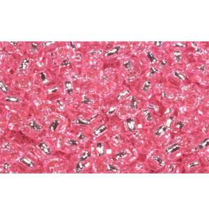 cc38 - Toho rocailles perlen 11/0 silver-lined pink (10g)