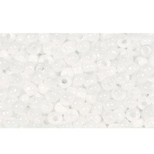 cc41 - perles de rocaille Toho 11/0 opaque white (10g)
