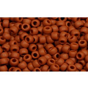 cc46lf - Toho rocailles perlen 11/0 opaque frosted terra cotta (10g)