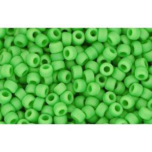 cc47f - perles de rocaille Toho 11/0 opaque frosted mint green (10g)
