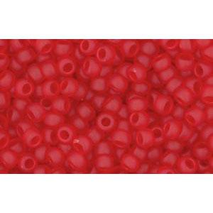 Kaufen Sie Perlen in der Schweiz cc5bf - Toho rocailles perlen 11/0 transparent frosted siam ruby (10g)