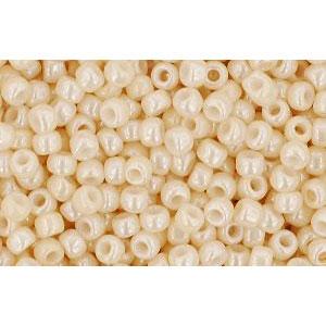 Kaufen Sie Perlen in der Schweiz cc123 - Toho rocailles perlen 11/0 opaque lustered light beige (10g)