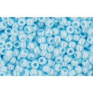 Kaufen Sie Perlen in der Schweiz cc124 - Toho rocailles perlen 11/0 opaque lustered pale blue (10g)