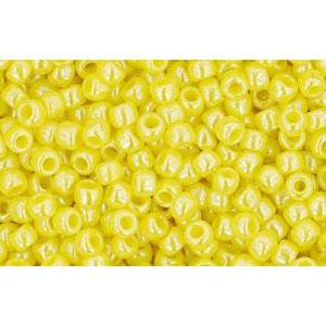 Achat cc128 - perles de rocaille Toho 11/0 opaque lustered dandelion (10g)