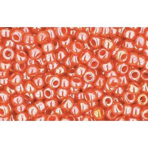 Kaufen Sie Perlen in der Schweiz cc129 - Toho rocailles perlen 11/0 opaque lustered pumpkin (10g)