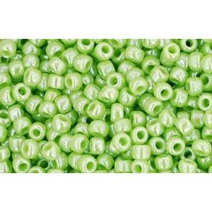 cc131 - perles de rocaille Toho 11/0 opaque lustered sour apple (10g)