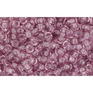 cc6 - perles de rocaille Toho 11/0 transparent light amethyst (10g)