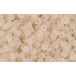 Achat cc147f - perles de rocaille Toho 11/0 ceylon frosted light ivory (10g)