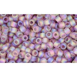 Achat cc166bf - perles de rocaille Toho 11/0 trans-rainbow frosted med amethyst (10g)