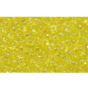 Kaufen Sie Perlen in der Schweiz cc175 - Toho rocailles perlen 11/0 trans-rainbow lemon (10g)