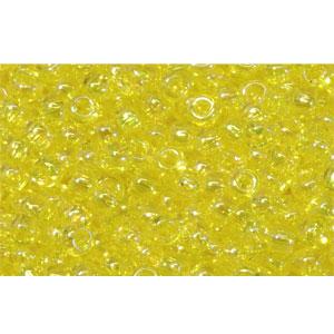 Achat cc175 - perles de rocaille Toho 11/0 trans-rainbow lemon (10g)