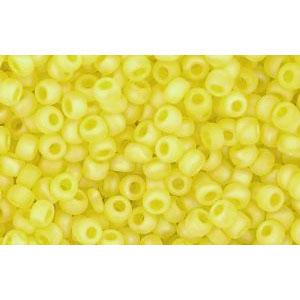 Kaufen Sie Perlen in der Schweiz cc175f - Toho rocailles perlen 11/0 transparent rainbow frosted lemon (10g)