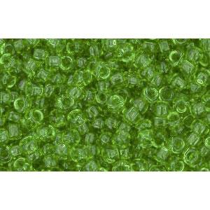 Achat cc7 - perles de rocaille Toho 11/0 transparent peridot (10g)