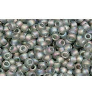 Achat cc176bf - perles de rocaille Toho 11/0 trans-rainbow frosted grey (10g)