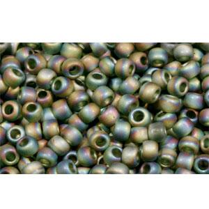 Kaufen Sie Perlen in der Schweiz cc180f - Toho rocailles perlen 11/0 trans-rainbow frosted olivine (10g)