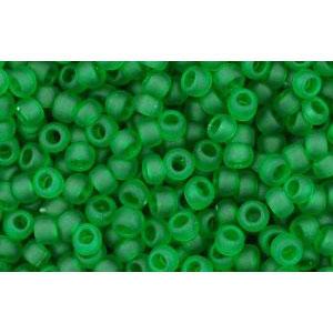 Kaufen Sie Perlen in der Schweiz cc7bf - Toho rocailles perlen 11/0 transparent frosted grass green (10g)