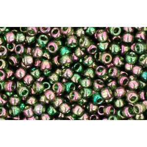 cc323 - Toho rocailles perlen 11/0 gold lustered olivine (10g)