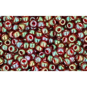 cc331 - Toho rocailles perlen 11/0 gold lustered wild berry (10g)