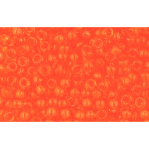 cc10 - perles de rocaille Toho 11/0 transparent light hyacinth orange (10g)