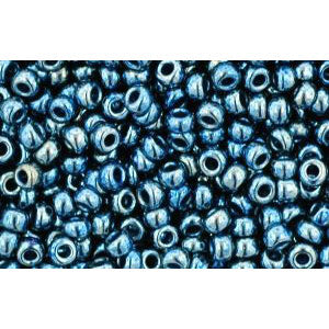 Kaufen Sie Perlen in der Schweiz cc511 - Toho rocailles perlen 11/0 galvanized peacock blue (10g)