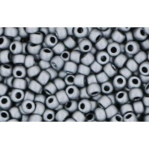 Kaufen Sie Perlen in der Schweiz cc611 - Toho rocailles perlen 11/0 matt colour opaque grey (10g)