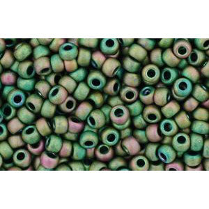 cc707 - Toho rocailles perlen 11/0 matt colour iris peridot (10g)