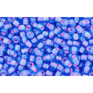 cc938 - Toho rocailles perlen 11/0 aqua/ pink (10g)