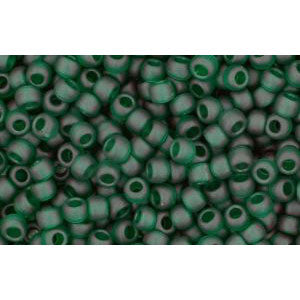 Kaufen Sie Perlen in der Schweiz cc939f - Toho rocailles perlen 11/0 transparent frosted green emerald (10g)