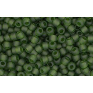 Kaufen Sie Perlen in der Schweiz cc940f - Toho rocailles perlen 11/0 transparent frosted olivine (10g)