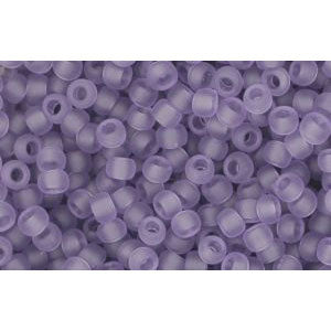 Kaufen Sie Perlen in der Schweiz cc19f - Toho rocailles perlen 11/0 transparent frosted sugar plum (10g)