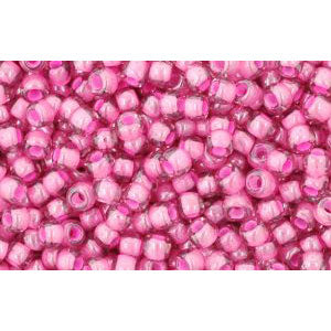Kaufen Sie Perlen in der Schweiz cc959 - Toho rocailles perlen 11/0 light amethyst/ pink lined (10g)