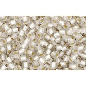 Kaufen Sie Perlen in der Schweiz cc21f - Toho rocailles perlen 11/0 silver lined frosted crystal (10g)