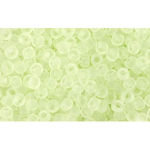 Achat cc15f - perles de rocaille Toho 11/0 transparent frosted citrus spritz (10g)