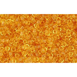 cc2 - perles de rocaille Toho 15/0 transparent light topaz (5g)