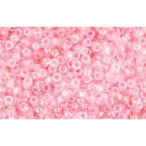 cc171 - perles de rocaille Toho 15/0 dyed rainbow ballerina pink (5g)