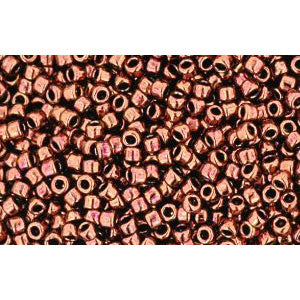 cc222 - perles de rocaille Toho 15/0 dark bronze (5g)