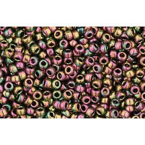 Kaufen Sie Perlen in der Schweiz cc509 - Toho rocailles perlen 15/0 higher metallic purple/green iris (5g)