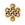 Perlengroßhändler in der Schweiz Ewigkeits-charm und verbindungsstück vergoldetes metall antik 16mm (1)
