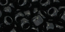 cc49 - Toho rocailles perlen 3/0 opaque jet (10g)