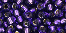 Kaufen Sie Perlen in der Schweiz cc2224 - toho rocailles perlen 6/0 silver lined purple (10g)