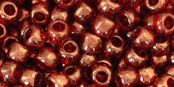 Kaufen Sie Perlen in der Schweiz cc329 - Toho rocailles perlen 6/0 gold lustered african sunset (10g)