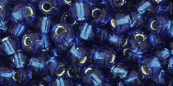 cc35 - Toho rocailles perlen 6/0 silver lined sapphire (10g)