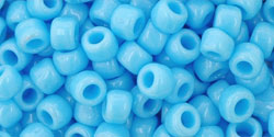 Kaufen Sie Perlen in der Schweiz cc43 - Toho rocailles perlen 6/0 opaque blue turquoise (10g)